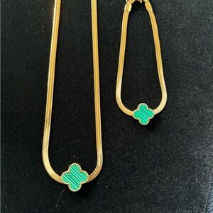 Stainless Steel Necklace and Bracelet